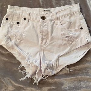 Jean shorts by: One by one teaspoon